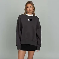 Embroidered Logo Crewneck Sweatshirt
