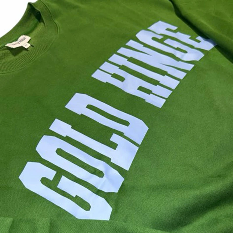 Gold Hinge Arch Crewneck Sweatshirt Spring Green