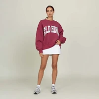 Gold Hinge Arch Crewneck Pale Mulberry