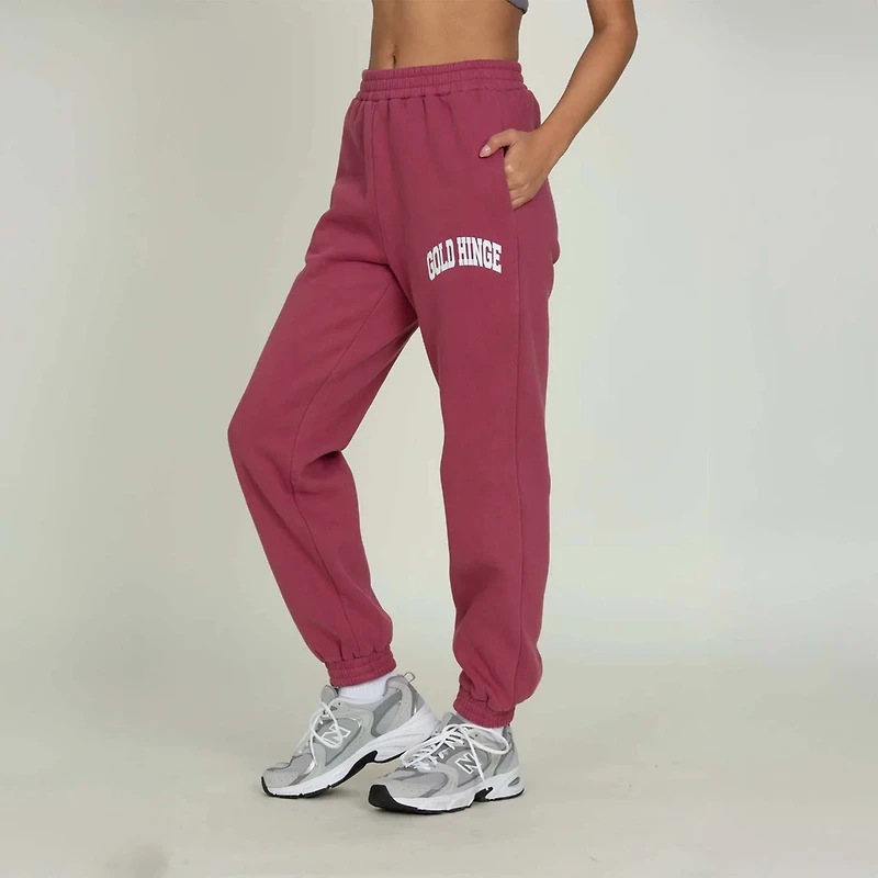 Logo Sweatpants Pale Mulberry