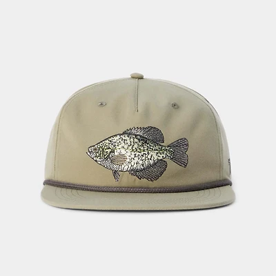 Crappie Snapback Hat in Sagebrush