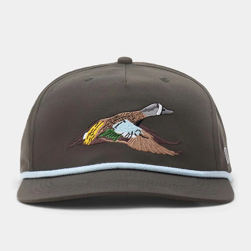Blue Winged Teal Rope Hat in Raven