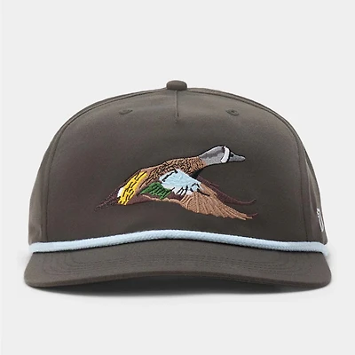 Blue Winged Teal Rope Hat in Raven