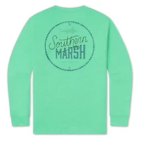 FieldTec™ Heathered Marlin Time Long Sleeve T-Shirt Mint