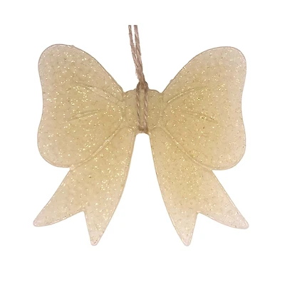 Sparkle Bow Freshie in Gold
