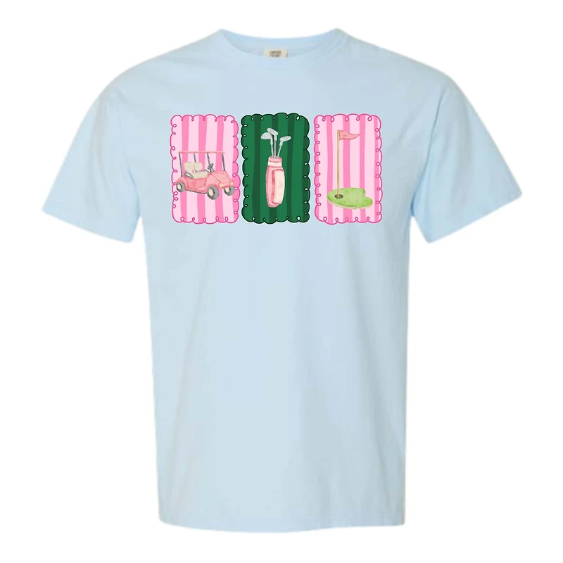 Golf Stamps Short Sleeve T-Shirt