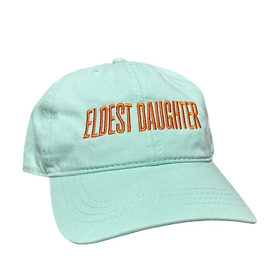 Eldest Daughter Hat in Teal and Orange