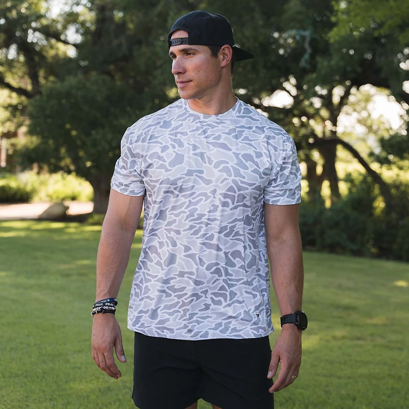 White Camo Go To Short Sleeve T-Shirt