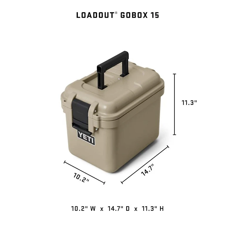 Loadout® GoBox 15 Gear Case in Wetlands Brown