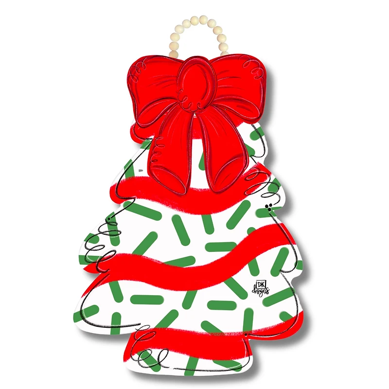 Christmas Cake Door Hanger