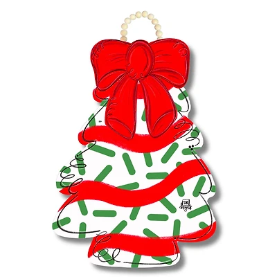 Christmas Cake Door Hanger