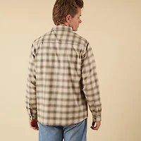 Harbor Two Pocket Flannel Light Umber and Ivy