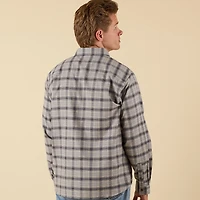 Harbor Two Pocket Flannel Sharkskin and Washed Black