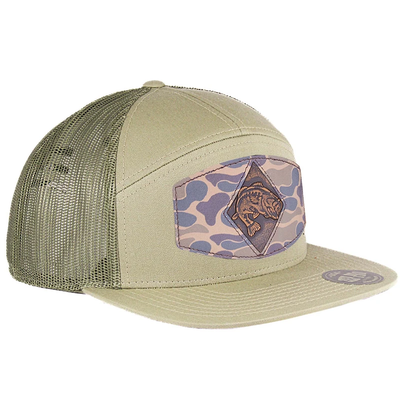 Bass Patch 7 Panel Trucker Hat