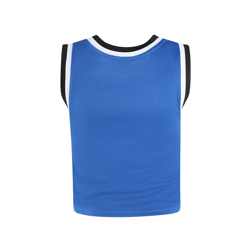 UK Cropped Basketball Jersey Royal Blue