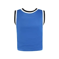 UK Cropped Basketball Jersey Royal Blue