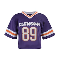Clemson Cropped Football Jersey Purple