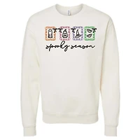 Spooky Season Swirl Crewneck Sweatshirt Ivory