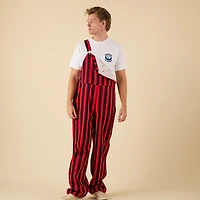 Red and Black Overall Bibs