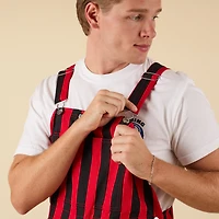 Red and Black Overall Bibs