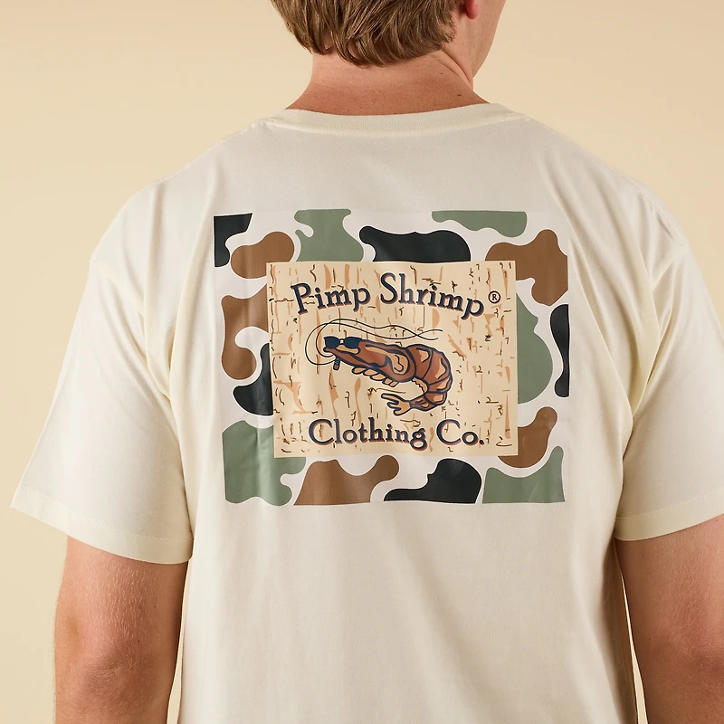 Camo Back Short Sleeve T-Shirt