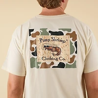 Camo Back Short Sleeve T-Shirt