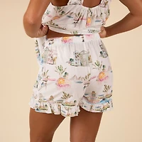 Charleston Love Print Pajama Set