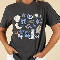 Cool It Cowboy Collage Short Sleeve T-Shirt