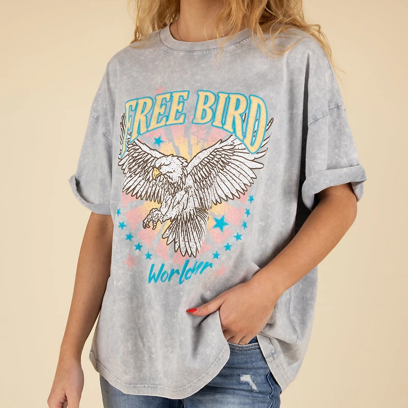 Puff Free Bird Short Sleeve T-Shirt