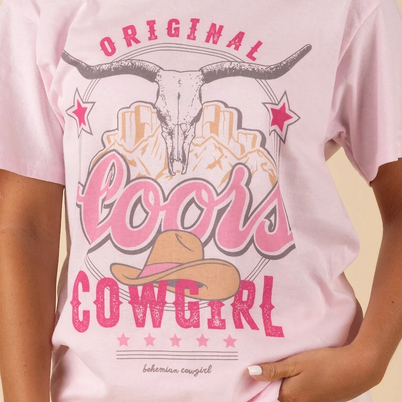 Coors Cowgirl Short Sleeve T-Shirt
