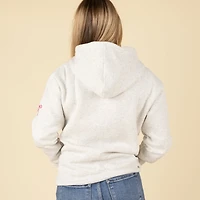 Embroidered Bow Hoodie
