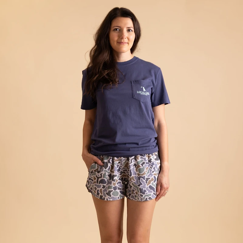 Women's High Waisted Volley Shorts Localflage Bluff