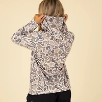 Women's Heather Blend Hooded T-Shirt Localflage