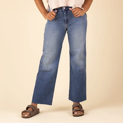 Slim Palazzo Jeans Medium Wash