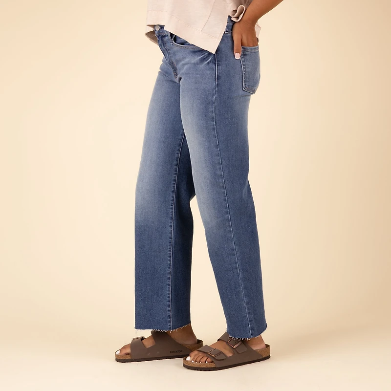 Slim Palazzo Jeans Medium Wash