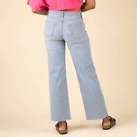 Slim Palazzo Jeans Light Wash