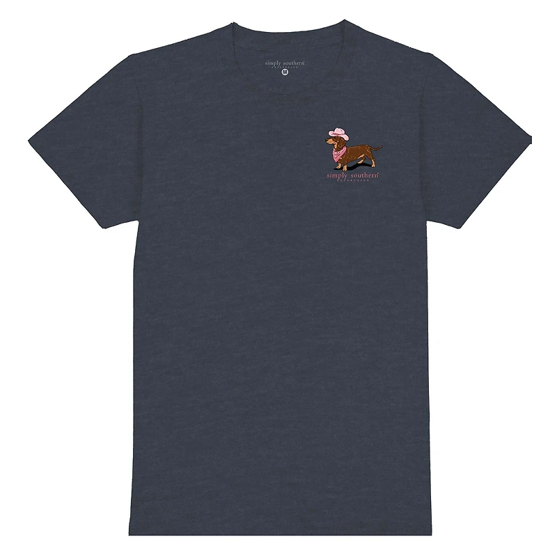 Cowboy Smile Dog Short Sleeve T-Shirt