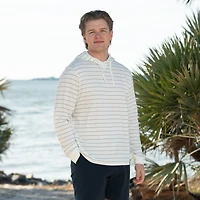 Baja Long Sleeve Pullover Ivory
