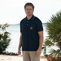 Embroidered Tipped Polo