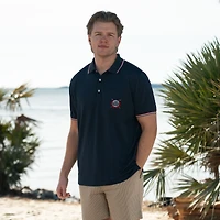 Embroidered Tipped Polo