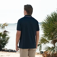 Embroidered Tipped Polo