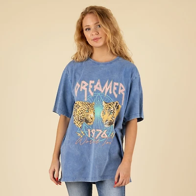 Dreamer Double Tiger Short Sleeve T-Shirt