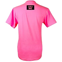 Lulu Mac Camo Fill Short Sleeve T-Shirt Neon Pink