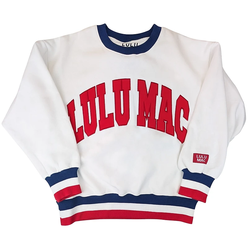 Youth Lulu Mac Social Puff Crewneck Sweatshirt