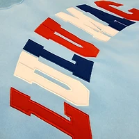 Youth Lulu Mac Puff Crewneck Sweatshirt Red, White and Blue