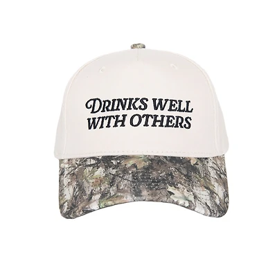 Drinks Well With Others Camo Bill Hat