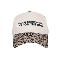 From the 1900's Leopard Bill Hat