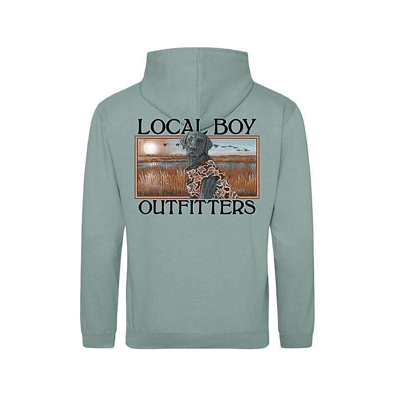 Youth Marsh Dog Hoodie Dusty Green