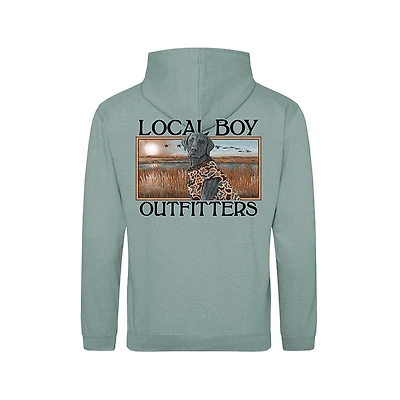 Youth Marsh Dog Hoodie Dusty Green