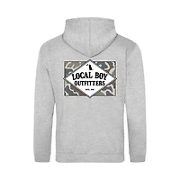 Youth Founders Camo Badge Hoodie Grey